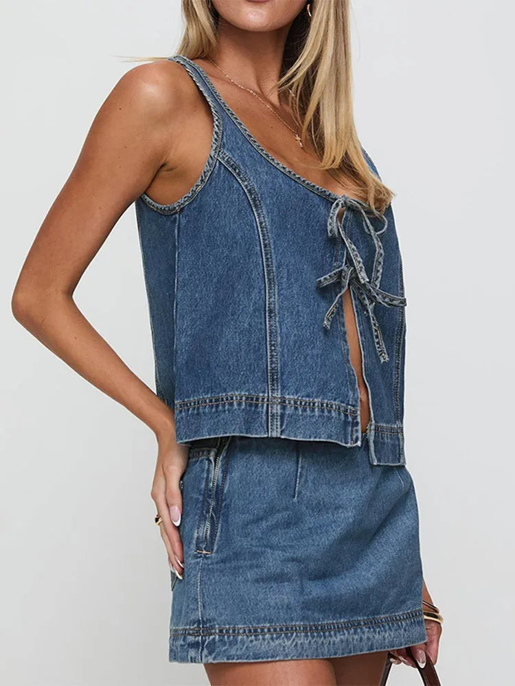 Romy | Set Denim Iconique
