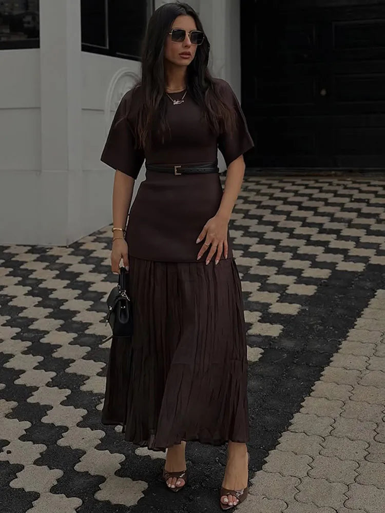 Margaux | Robe Longue Structurée Chic