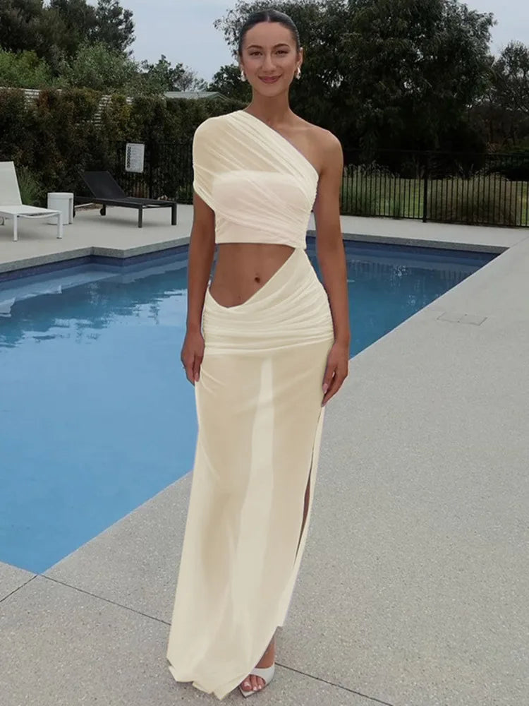 Soline | Robe Asymétrique & Éclat Balnéaire