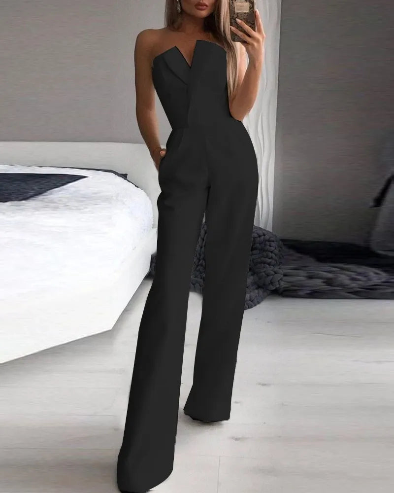 Romy | Jumpsuit Élégance Naturelle & Ajustée