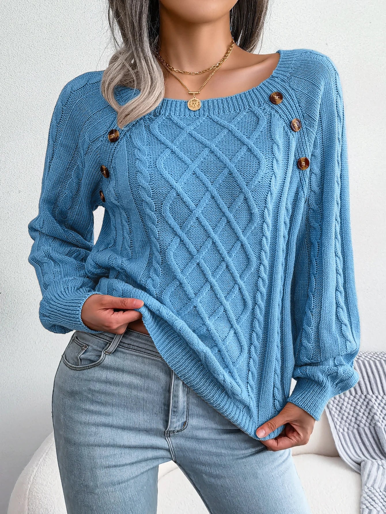 Clara™ | Pull Élégant en Maille