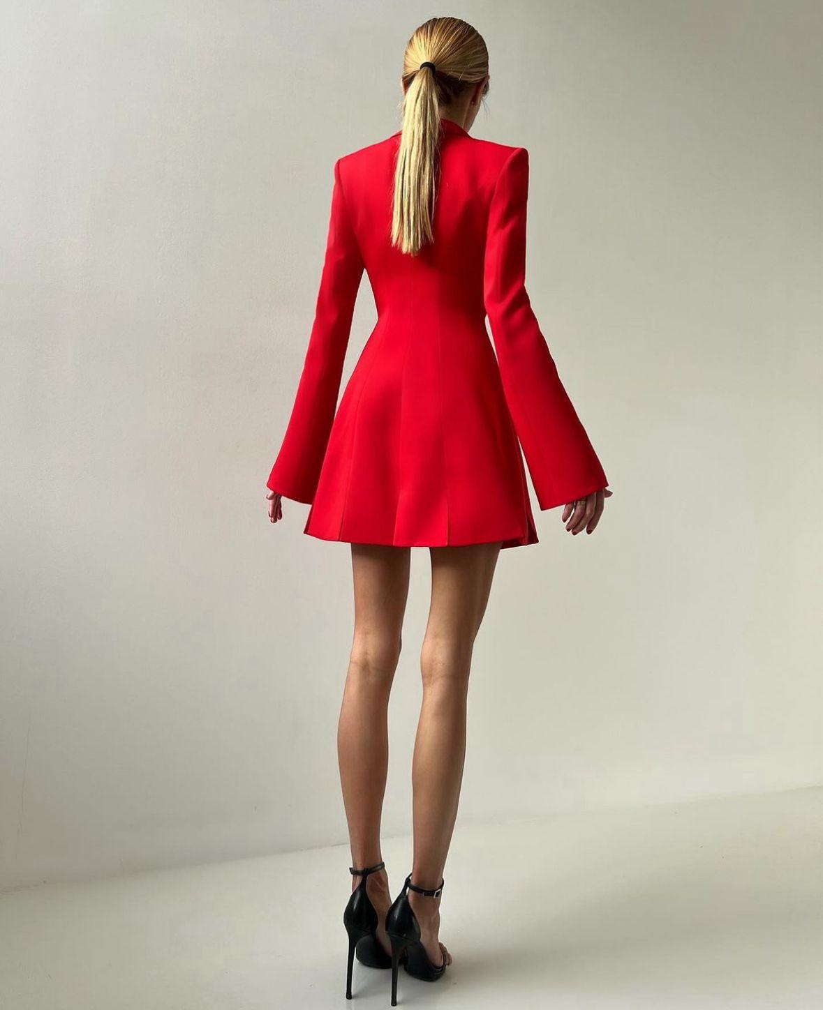 Britney™ | Robe Courte Effet Veste