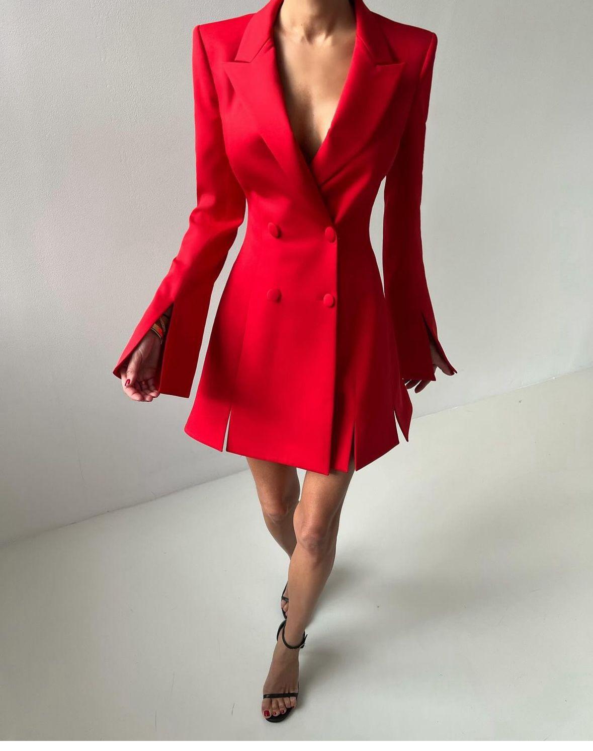 Britney™ | Robe Courte Effet Veste
