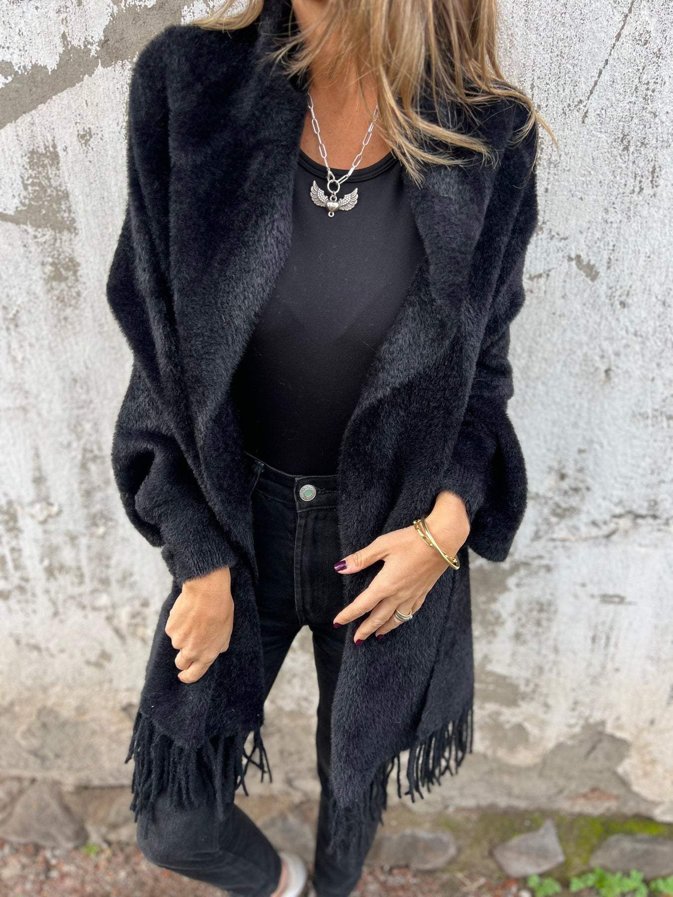 Alina™ | Pull cache-cœur à manches longues