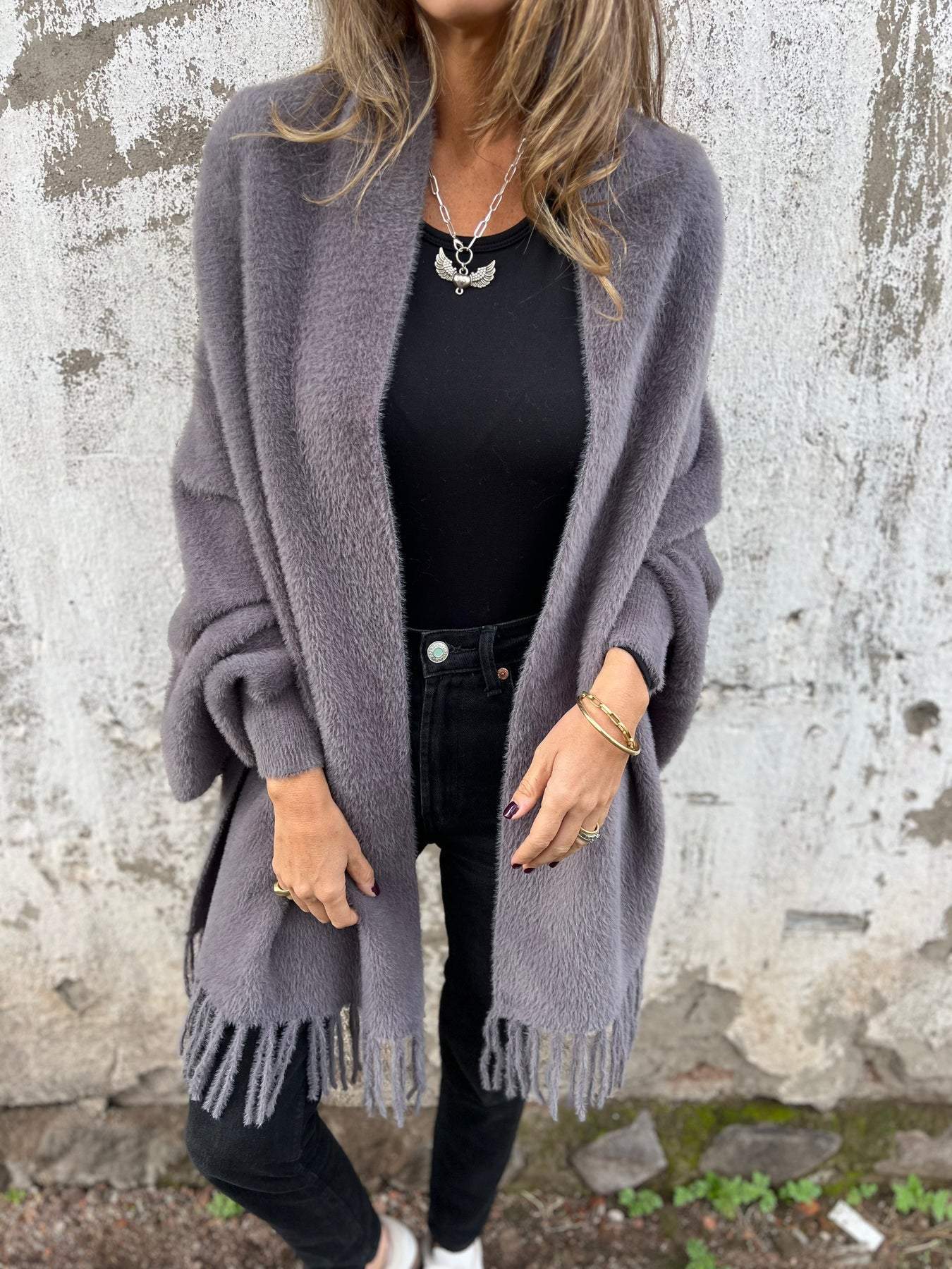 Alina™ | Pull cache-cœur à manches longues