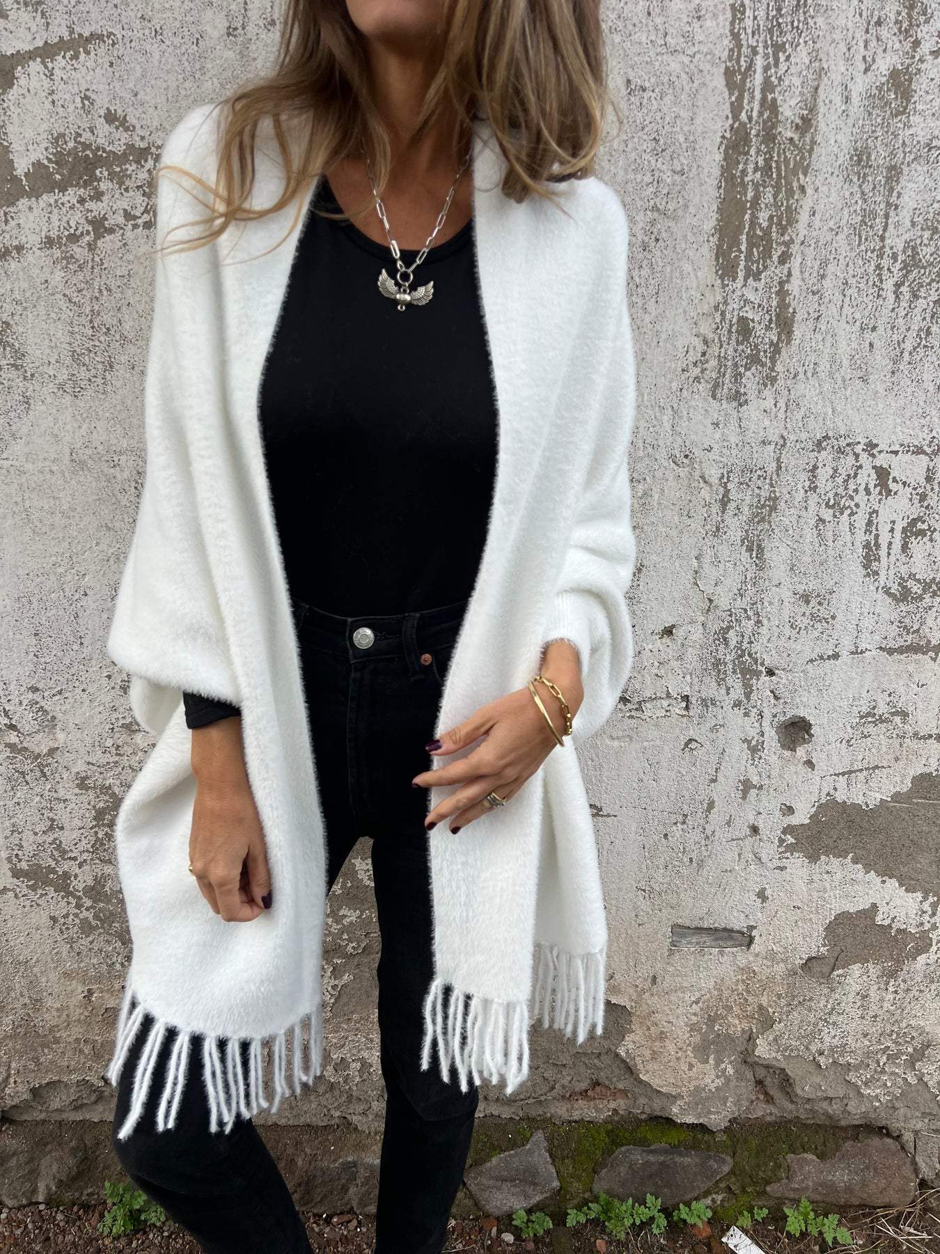 Alina™ | Pull cache-cœur à manches longues