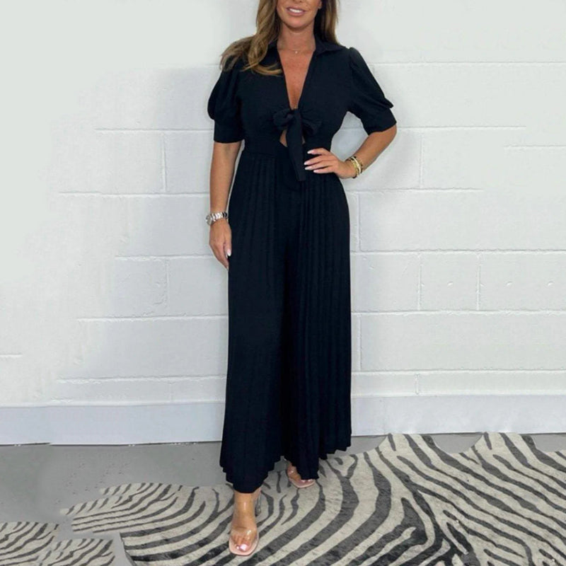 Inaya | Jumpsuit Plissée Unie