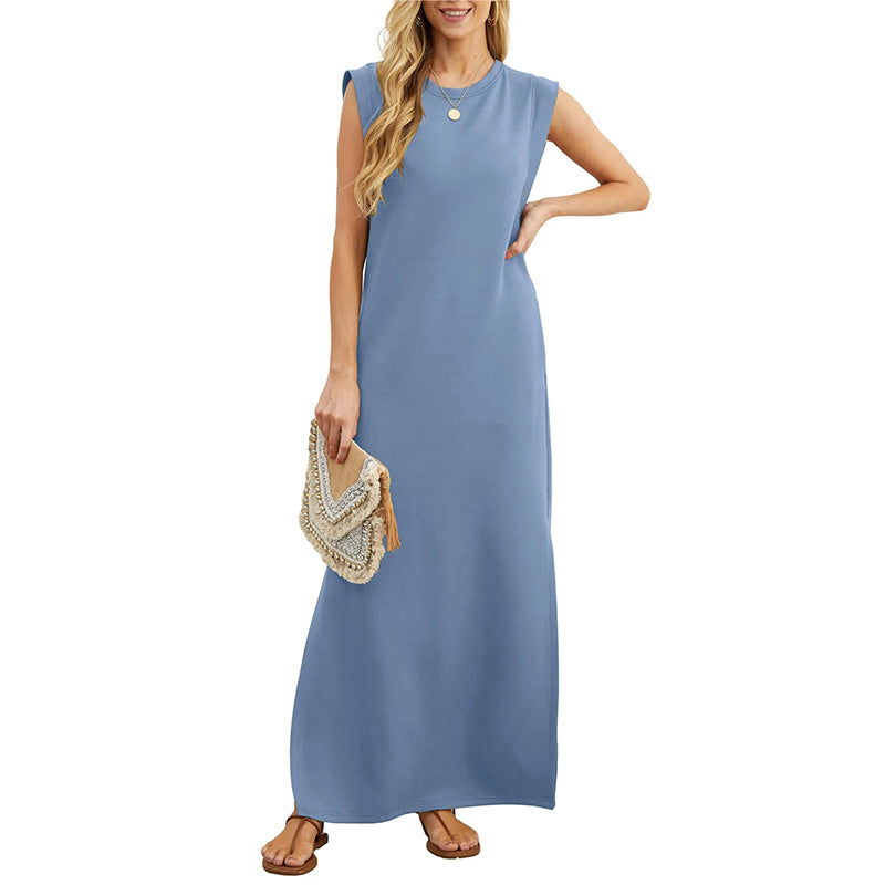 Emma | Robe Longue Fluide Anti-Froissement