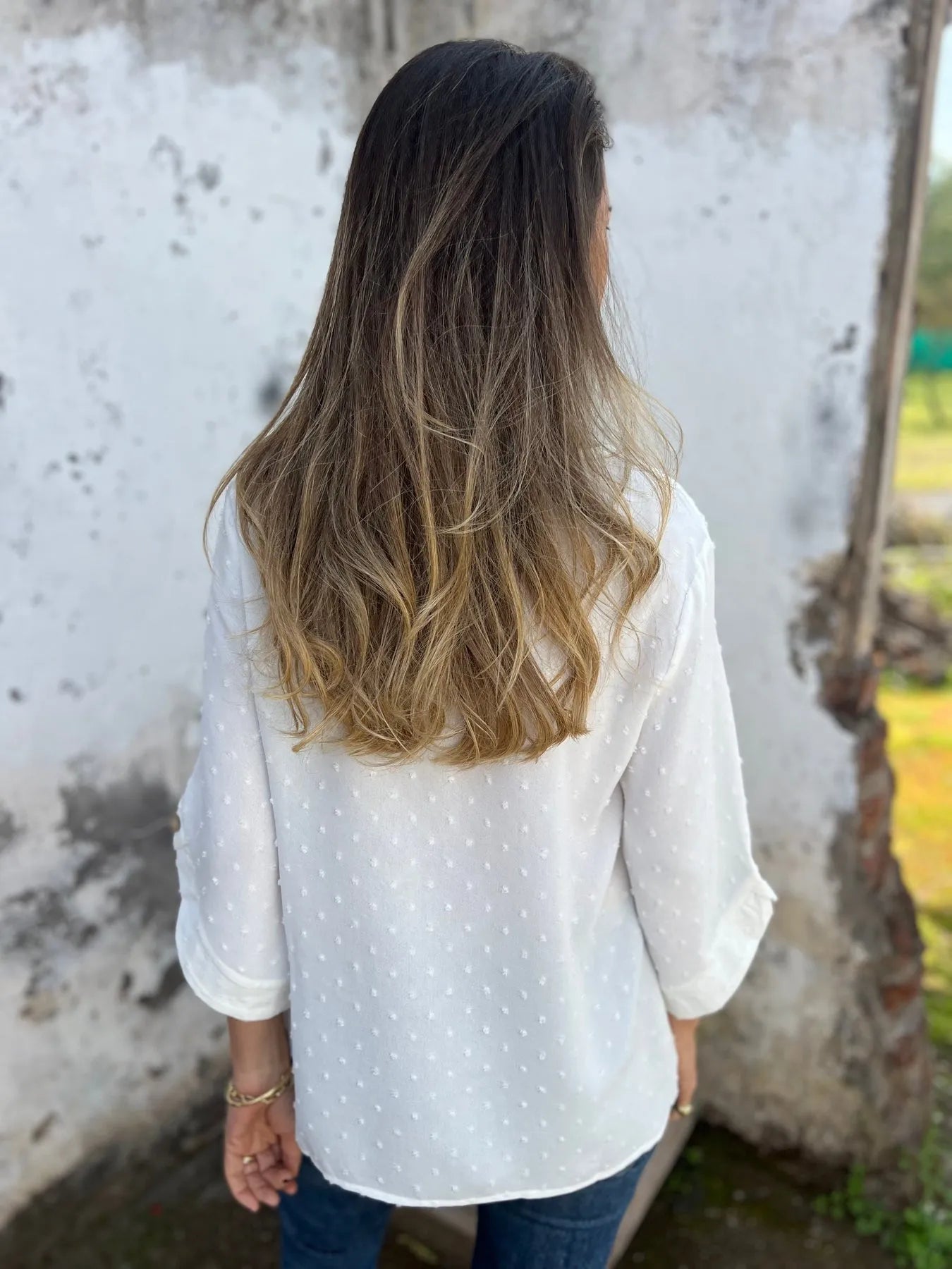 Ariane | Blouse Élégante à Pois